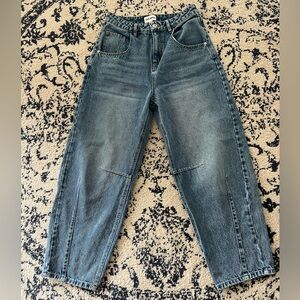 Steve Madden barrel leg Blue Denim Jeans size small